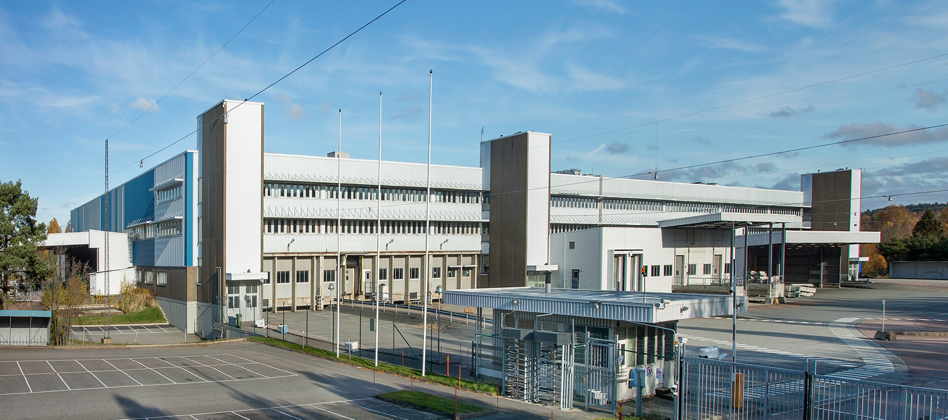 En av Platzers logistikbyggnader i Bulycke, Torslanda.